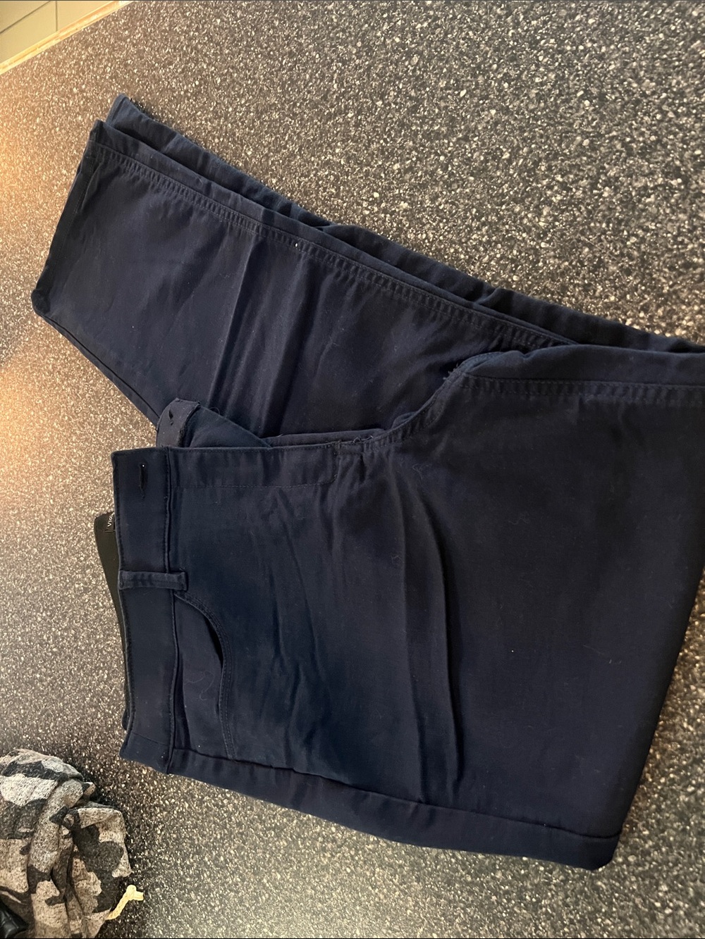 Womens Navy Blue Chino Pants